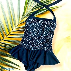 One Piece Halter Swim Suit